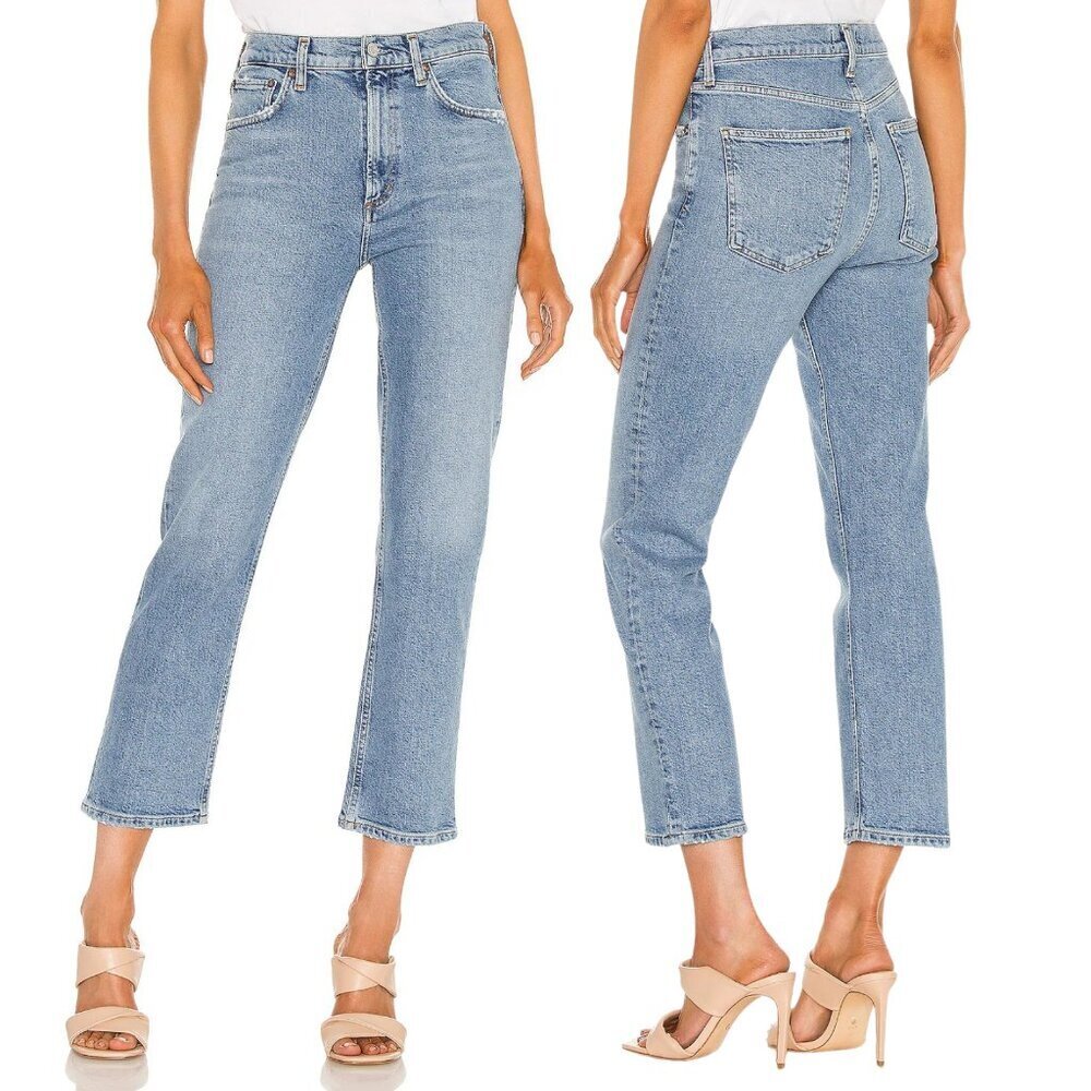 AGOLDE Wilder Mid Rise Comfort Straight Leg Jeans Streetwear 90s Y2K - 27